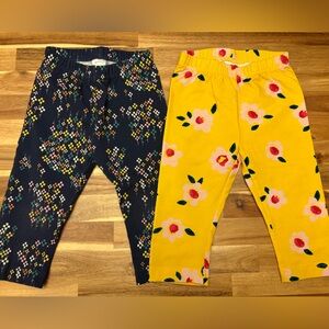 2 Pairs of Hanna Andersson Capri Leggings